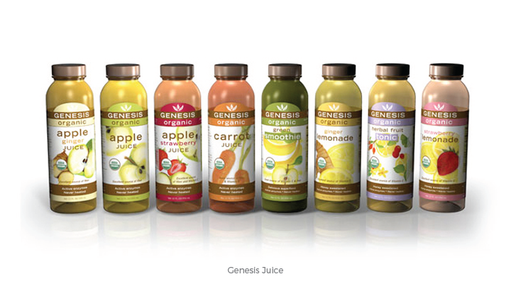 Genesis Juice Packaging